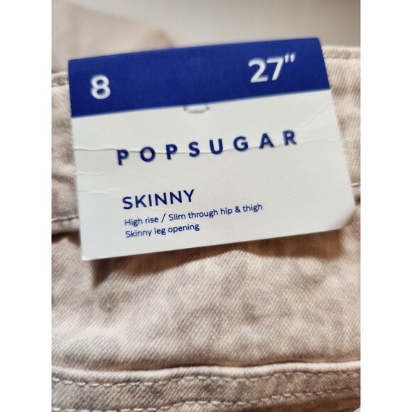 POPSUGAR Leopard Skinny Pants – High Rise, Women’s Size 8, Stretch Fit - Picture 3 of 8